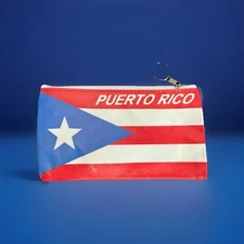 Puerto Rico Kids Mini Vinyl Wallet Aqua Blue 