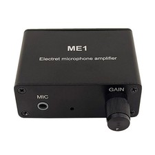 3.5mm ME1 Condenser Microphone Headphone Amplifier Microphone Amplifier D5Z6