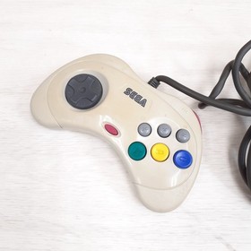 Sega Saturn Console bundle with 6 Games 1 Controller & Cables Japanese White