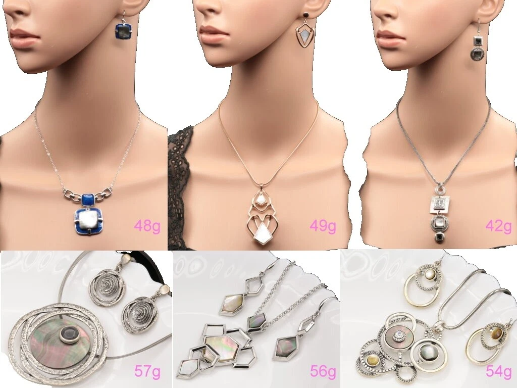 Pewter Shell Fashion Jewelry Sets