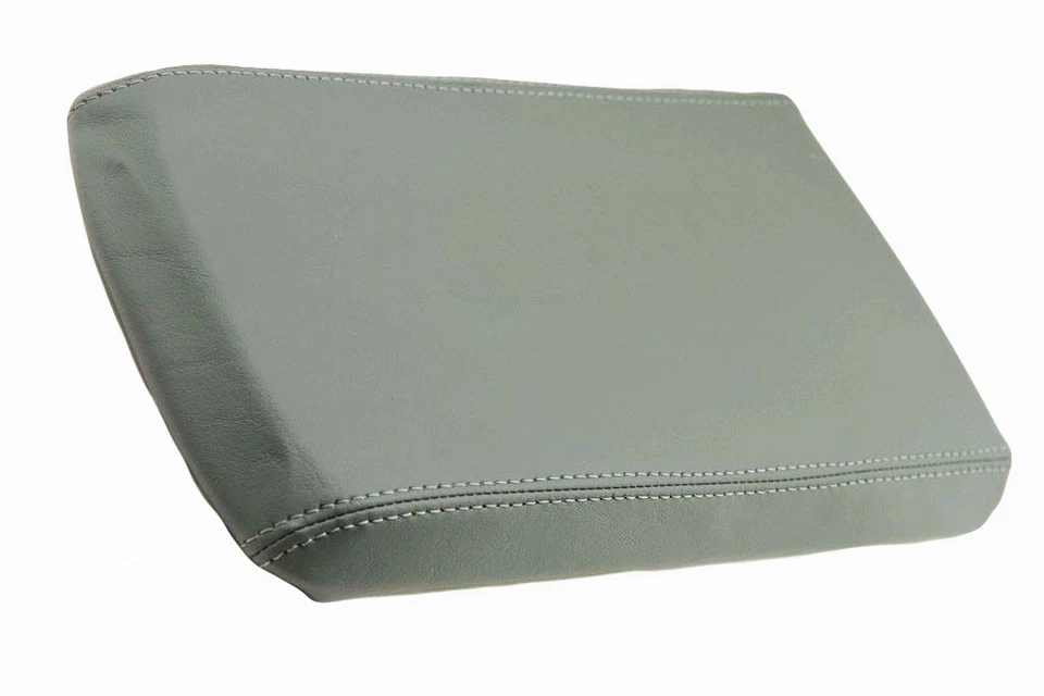 Se adapta a Ford Explorer 2002-2005 cuero sintético consola tapa reposabrazos cubierta gris Foto 3 de 4