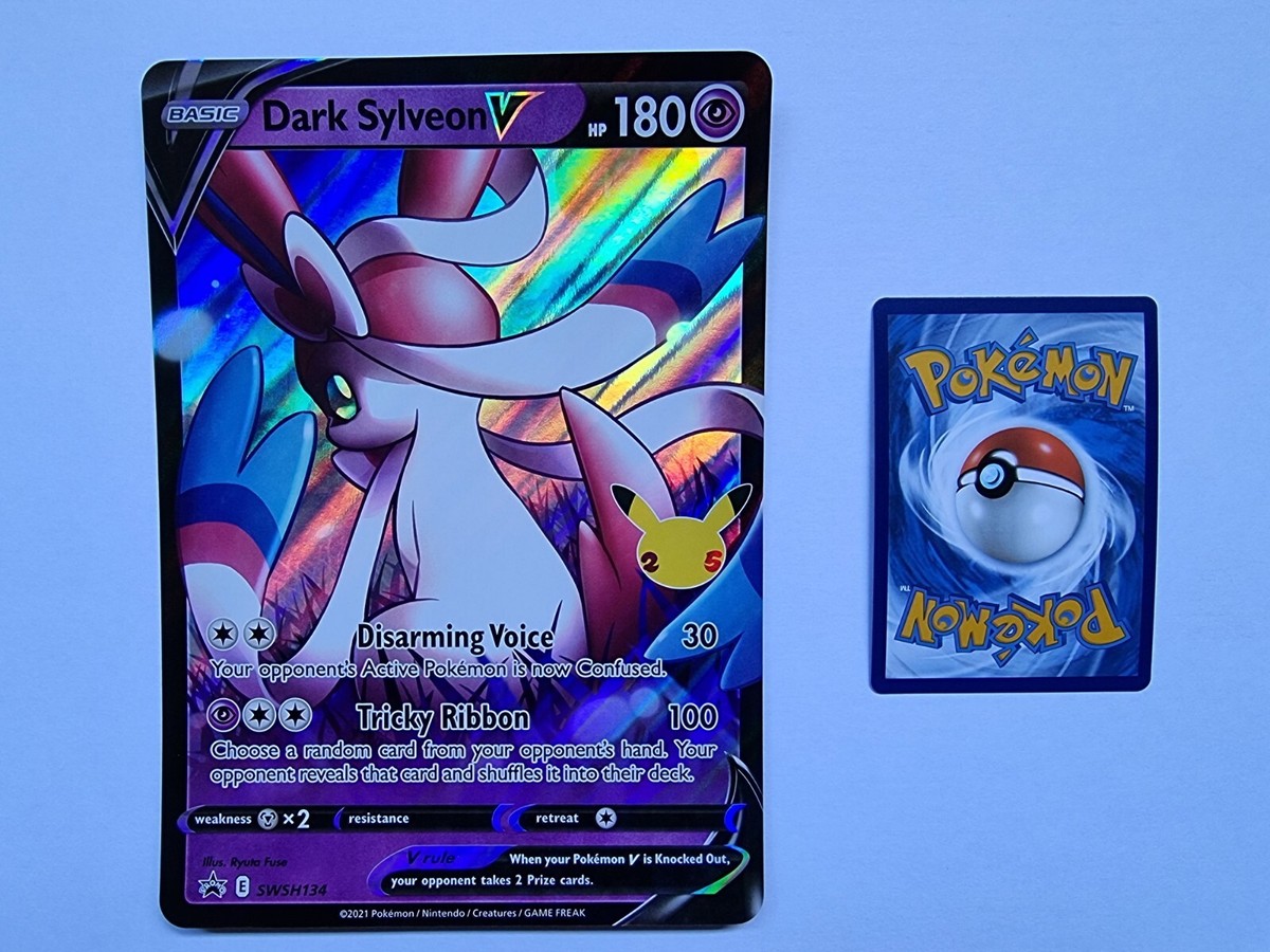Dark Sylveon V JUMBO | SWSH134 | Celebrations | NEAR MINT