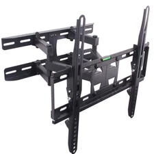 Full Motion TV Wall Mount Bracket Tilt Swivel Dual Arm 23-55" for LED LCD HDTV