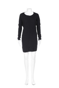 tight black sweater dress