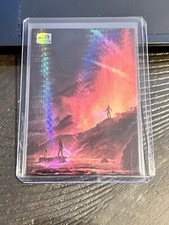 2024 Topps Chrome Galaxy Star Wars Prism The High Ground /75 #69