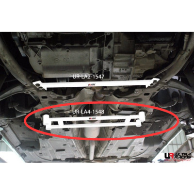 For 2003-2010 Peugeot 407 Ultra Racing Front Lower Bar Steel