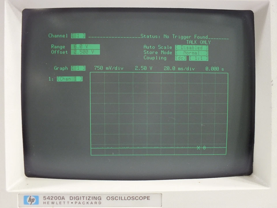 Osciloscópio digitalizador Hewlett Packard 54200A 2 canais 50MHz vintage - Imagem 3 de 4