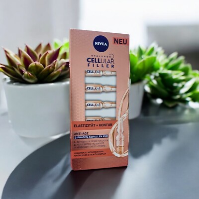 Nivea Hyaluron Cellular Filler Anti Age 2 Phasen AmpullenKur 7x1,2ml - Neu 
