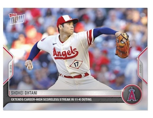 2022 Topps Now 436 Shohei Ohtani