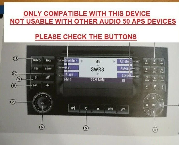 Mercedes Navigation CD Audio 50 APS NTG2 SPANIEN PORTUGAL 2010/2011  orange - Bild 2 von 2