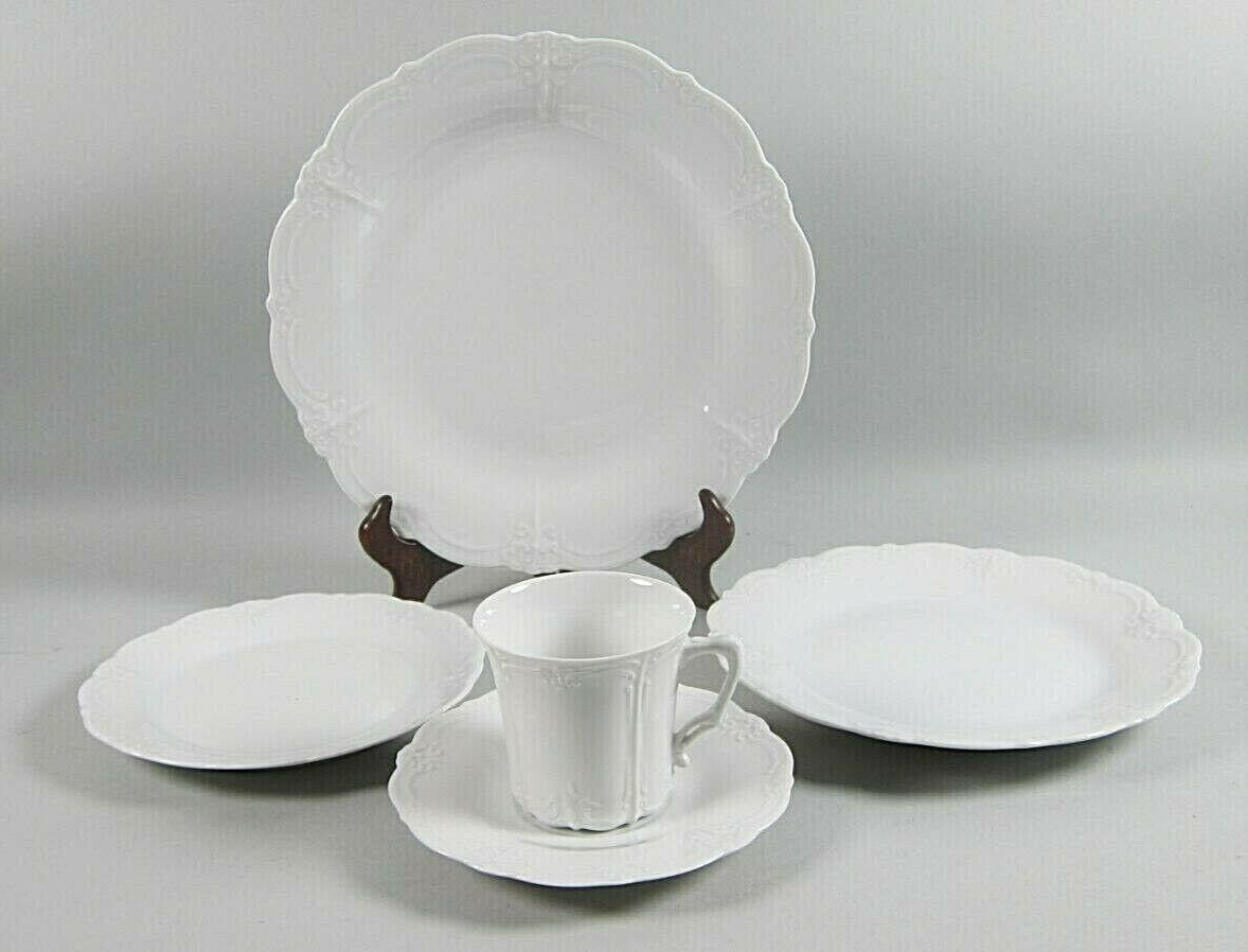 TIRSCHENREUTH ホワイト食器セット 22 Tirschenreuth Baronesse white dinnerware dinner salad bread