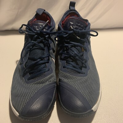 Nike Mens Lebron Witness 2 942518-406 Blue Basketball Shoes Size