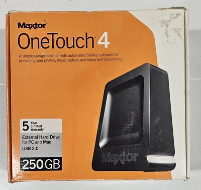MAXTOR OneTouch 4 - 500GB External Hard Drive | eBay