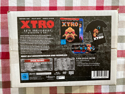 XTRO (1982)   LTD   1xBlu-Ray 2xDVD 1xCD SOUNDTRACK & T-SHIRT, DIGIDREAMS, 2010