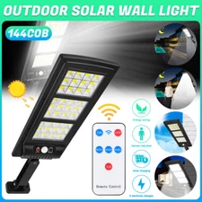 504 LED Outdoor Solar Street Light Motion Sensor Commercial Dusk To Dawn Lamp US