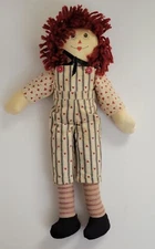Vintage 14" Primative Style Raggedy Ann Doll