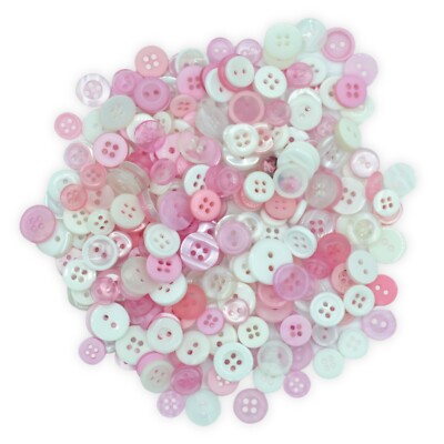 Kleine Bastelknöpfe gemischte Farben - 8-12 mm kleine Größen Mini Basteln Nähen