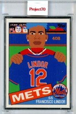 TOPPS PROJECT 70 - FRANCISCO LINDOR - KEITH SHORE AP 02/51 SILVER FRAME #7