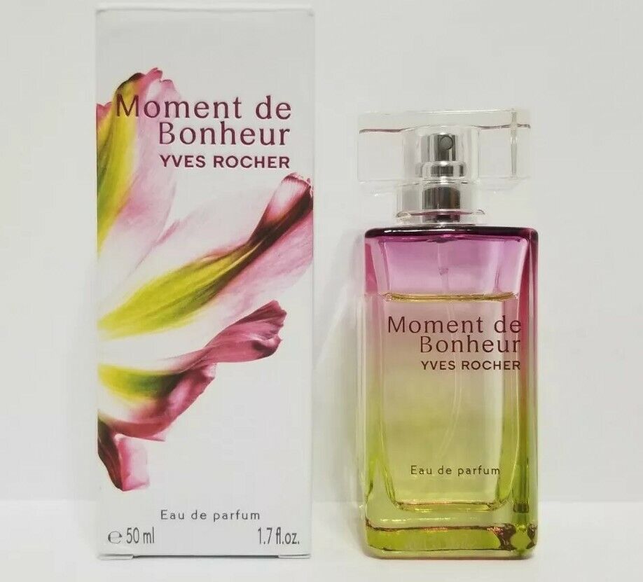 Yves Rocher MOMENT DE BONHEUR Eau De Parfum Spray Perfume  (1.7oz - 90% Level)
