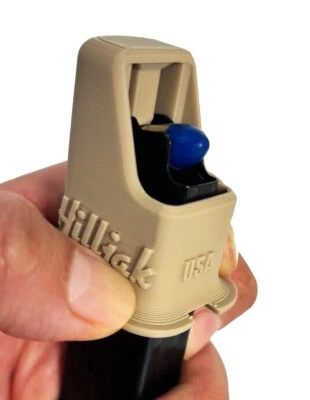 HILLJAK Magazine speed loader designed to fit Smith & Wesson Bodyguard 2.0, Dark Earth
