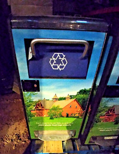 Big Belly BB5 Solar-Powered & 120V Wired, Compactor Station, Recycling / Trash