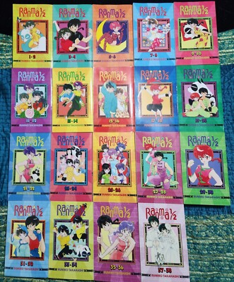 Ranma 1/2 Volumes 1 - 38 Complete Manga