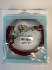 Dog Tie Out Cable 50 Feet, Tie Out Cable for Dogs Heavy Duty Up to 165 LBS, Dog