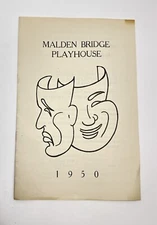 1950 Malden Bridge NY Playhouse Program Playbill Silas the Chore Boy A3