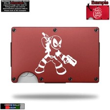 Deadpool Marvel Comics Laser Engraved Wallet - Thin Money Clip Wallet