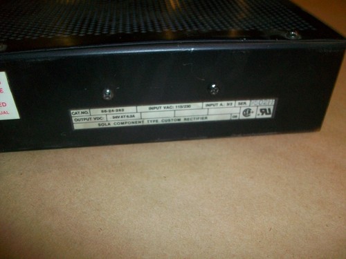 Sola 24vdc Power Supply 86-24-262 115/230vac Input 24vdc @ 6.2amp Output U - 第 3/3 張圖片