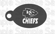 Football CHIEFS - Face Painting Stencil