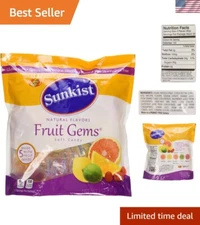 Delicious 2LB Pouch of Individually Wrapped Fruit Gems - Great for Parties