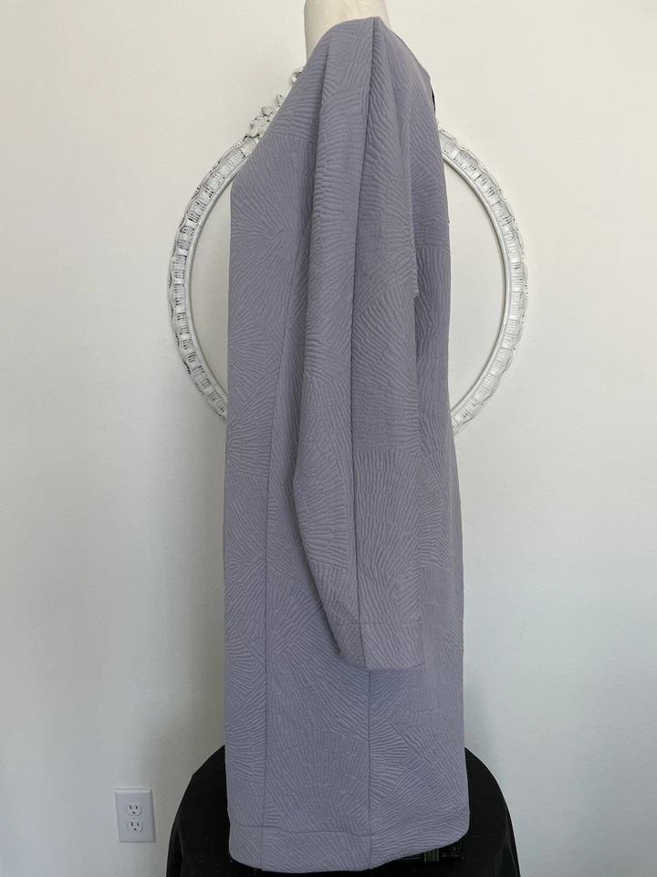 Nuevo con etiquetas Vestido Pullover Para Mujer Prólogo LS Informal Gris Lila M Elástico Lagenlook Foto 4 de 4