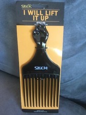 SLEEK I WILL LIFT IT UP BLACK HAIR PICK FOR NATURAL/AFRO STYLES - NEW