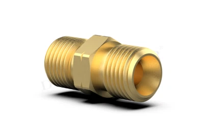 DREHMEISTER Schlauchverbinder 2x 1/4" 1/4 Zoll Links Gasschlauch Doppelnippel Fitting