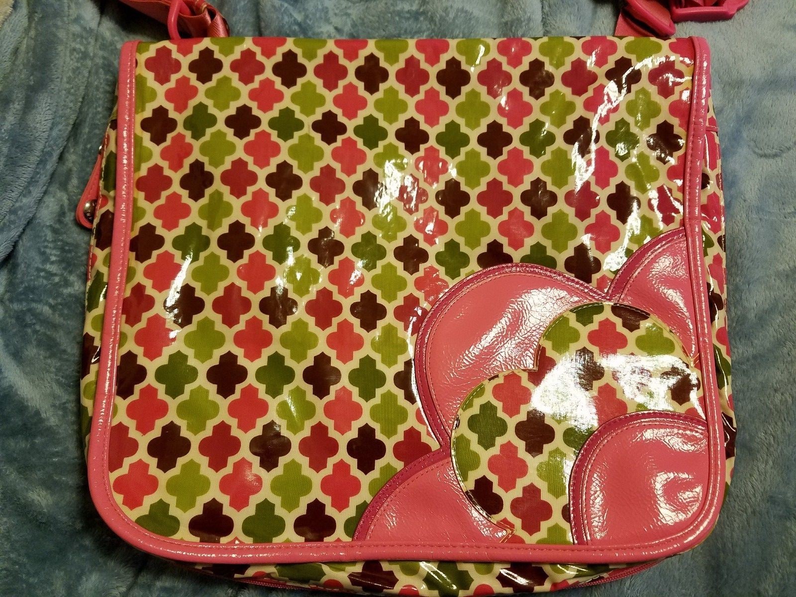 Vera Bradley Messenger Bag Frill Hello Dahlia retired 7/109/11 Cross Body eBay