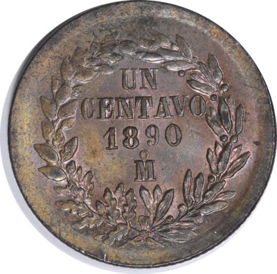1890 Mo Mexico 1 Centavo KM391.6 Choice BU Uncertified #131 | eBay
