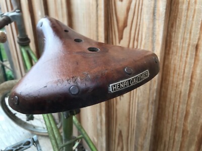 PEUGEOT Ancien petit vélo enfant,selle cuir Henri Gauthier Petit vélo