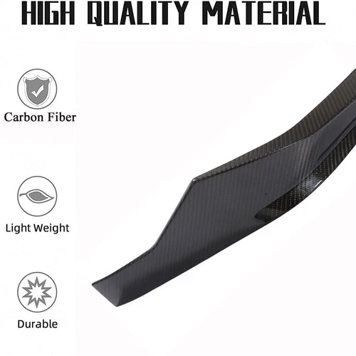 Für BMW 5er F90 M5 Limousine LCI 2021-22 Kohlefaser Front Stoßstange Lippe Splitter - Bild 11 von 12