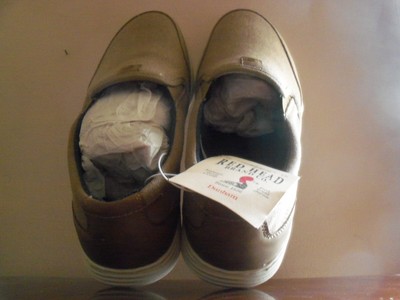 redhead slip on shoes