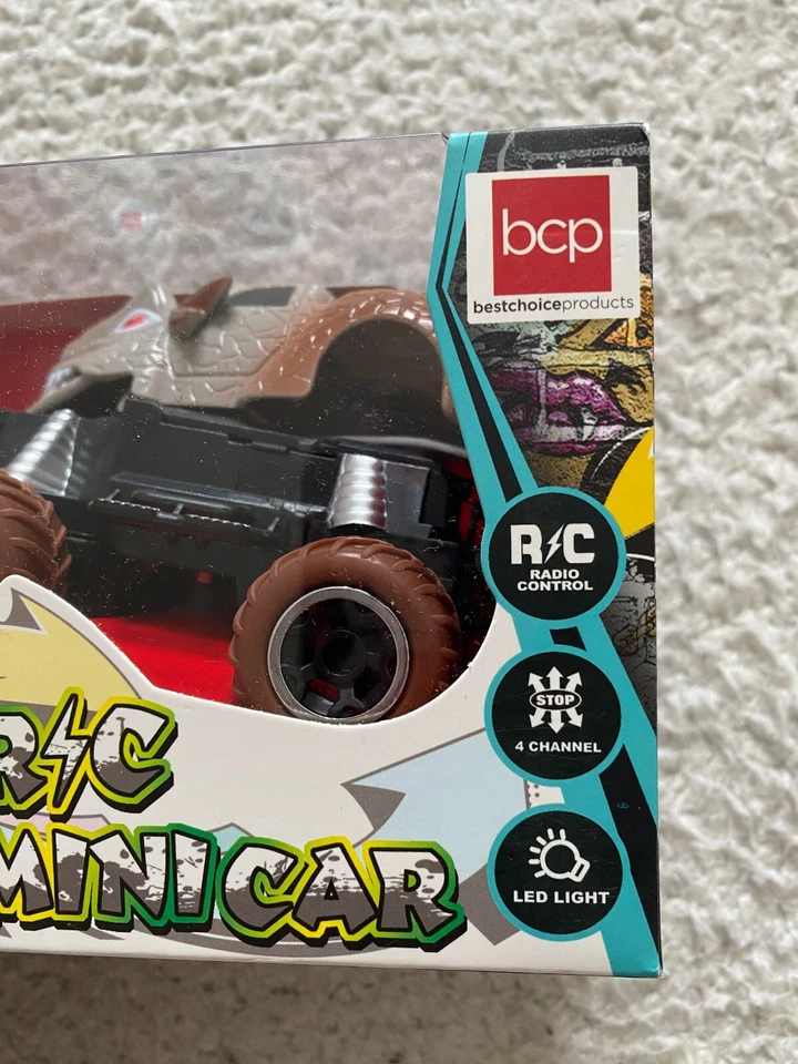 Mini coche de radiocontrol de dinosaurio Best Choice Products 1/43 Foto 3 de 4