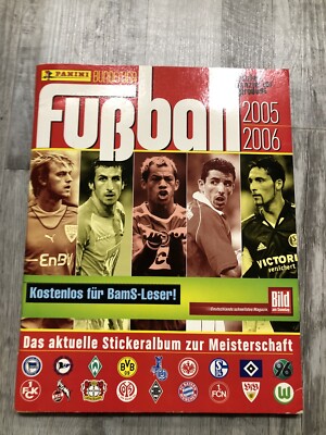 Panini Bundesliga  2005/2006 Sammelalbum Bundesliga 05/06 Komplett 1A Zustand