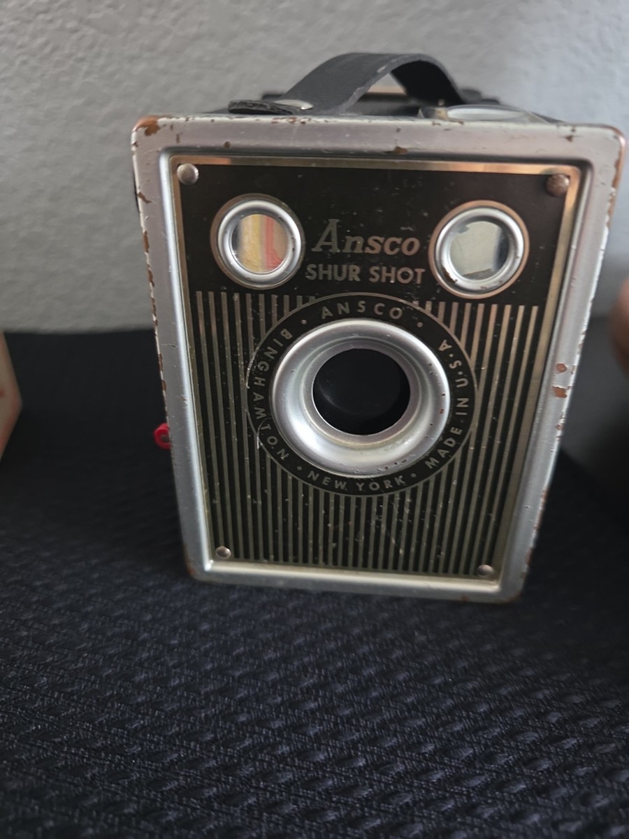 Antique Vintage Ansco Shur Shot Box Camera | Art Deco | 120 Film