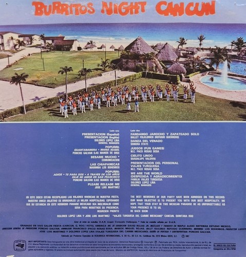 Various - Burritos NIght (12", Comp) (Very Good Plus (VG+)/Very Good (VG)) - 198 - Picture 2 of 3