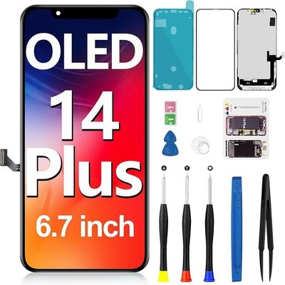 OLED for iPhone 14 Plus Screen Replacement 3D Touch LCD Display Full HD