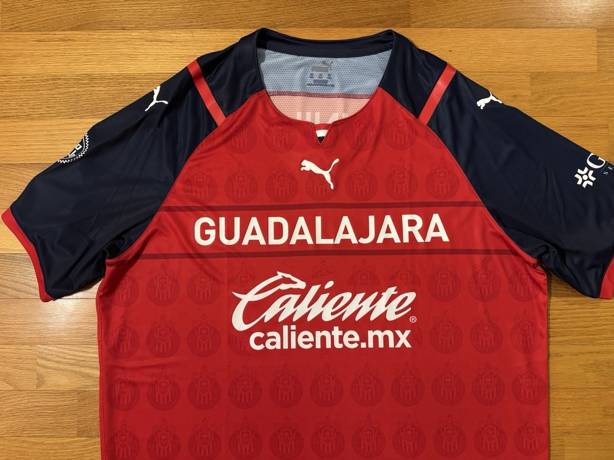 New 3XL Puma 2021/22 Guadalajara Chivas Authentic Alternate Jersey
