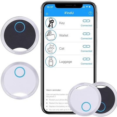 2 Pack Key Finder Tags, Wireless Phone Finder, Item Finder, Smart ...