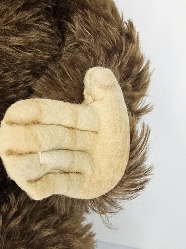 Steiff Mohair Affe Schimpanse Plüschtier Stofftier Sammlerstück 15 Zoll Ära 1946-1969 - Bild 9 von 12