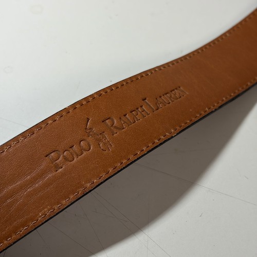 POLO RALPH LAUREN cintura uomo pelle italiana rettile marrone 40 2110103/225 - Foto 2 di 13