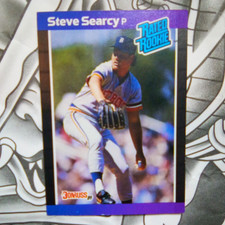 Steve Searcy 1989 Donruss Rated Rookie #29 Detroit Tigers MLB Baseball Card. rookie card picture